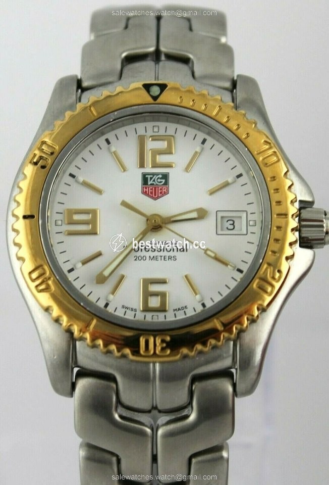 IMG_9086 TAG Heuer Link Quartz Mens watch Unisex Quartz Gold Steel WT1250.BD0555 3