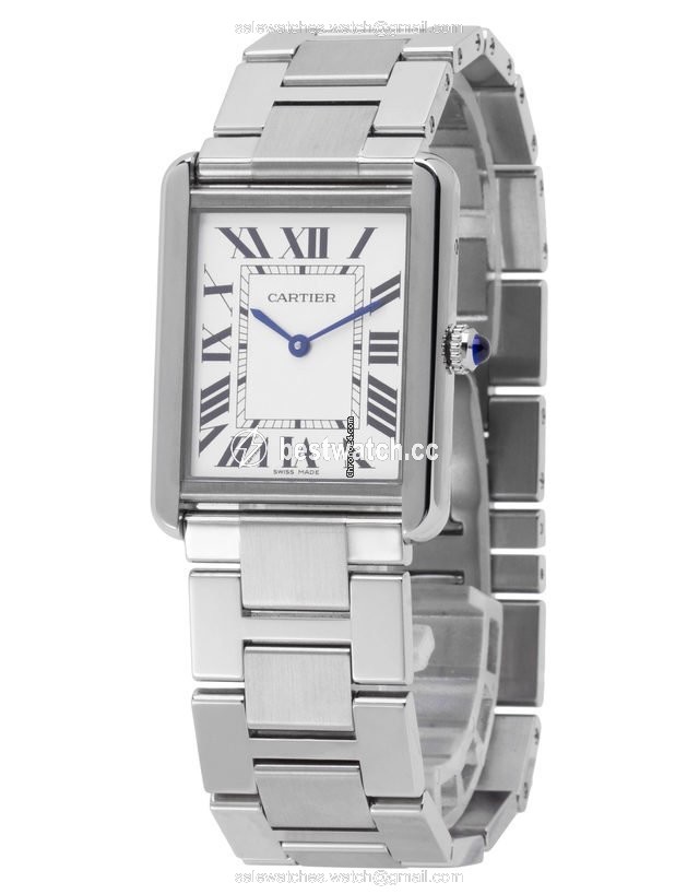 IMG_9086 Cartier Tank Solo Mens watch Unisex Quartz Steel W5200014 3169 3