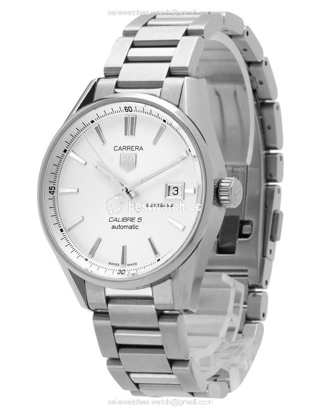 IMG_9086 TAG Heuer Carrera Calibre 5 Mens watch Unisex Automatic Steel WAR211B.BA0782 3