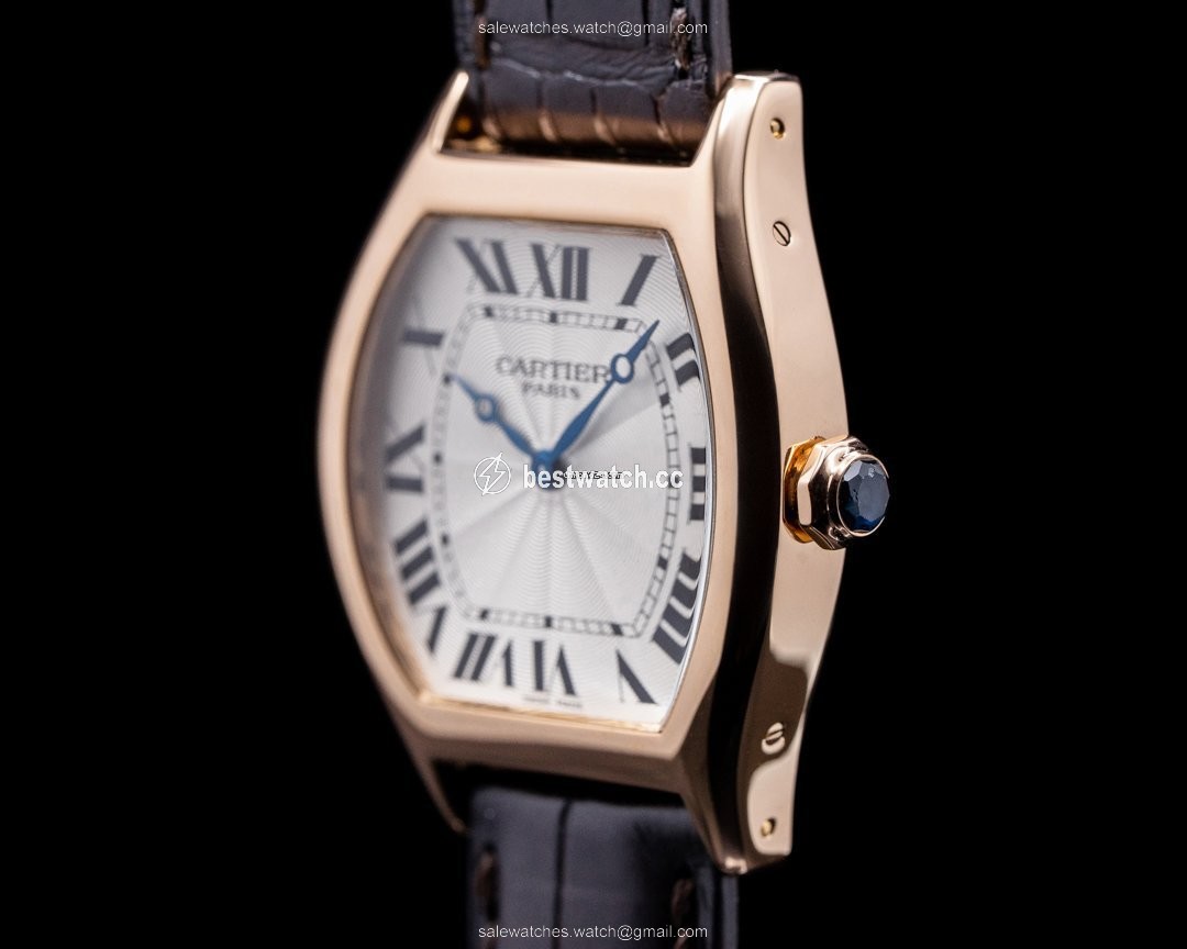 IMG_9086 Cartier Tortue Mens watch Unisex Manual winding Yellow gold 2496C 3