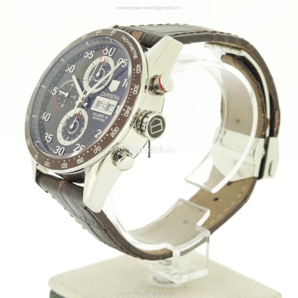 IMG_9086 TAG Heuer Carrera Calibre 16 Mens watch Unisex Automatic Steel CV2A1S.FC6236 3