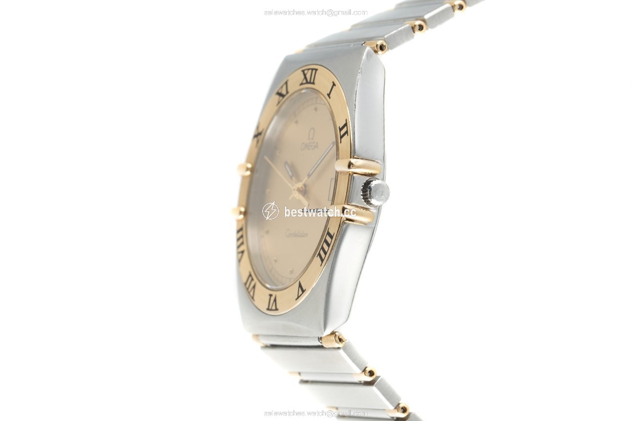 IMG_9086 Omega Constellation Day-Date Mens watch Unisex Quartz Gold Steel 396.1070.1 3