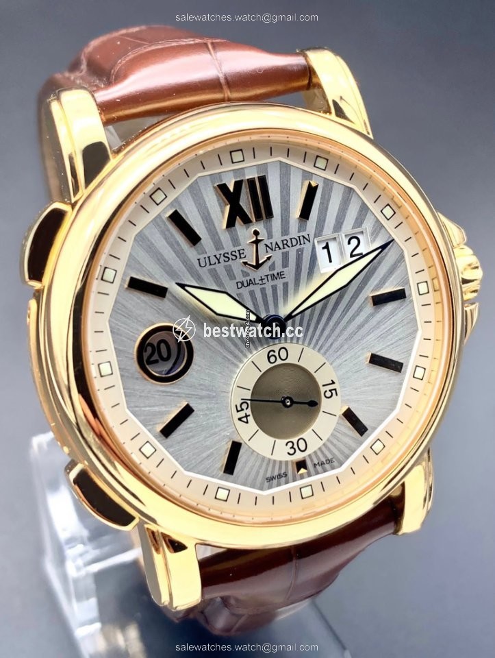 Ulysse Nardin Dual Time Mens watch Unisex Automatic Rose gold 246-55 31 3