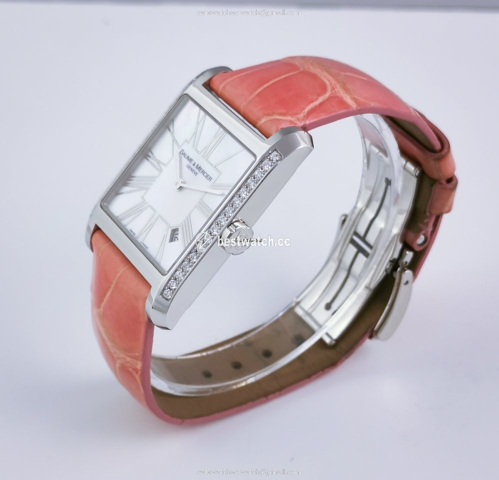 IMG_9086 Baume & Mercier Hampton Womens watch Quartz Steel 10023 3