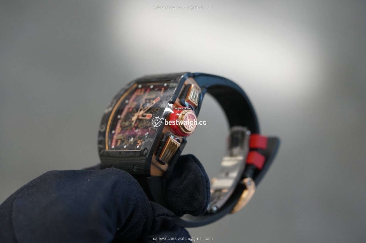 Richard Mille RM 011 Mens watch Unisex Automatic Carbon RM011 NTPT 3