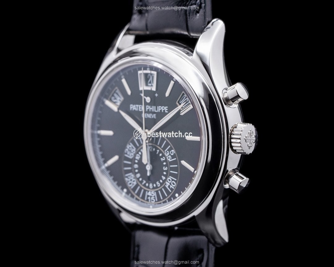 IMG_9086 Patek Philippe Annual Calendar Chronograph Mens watch Unisex Automatic Platinum 5960P-016 3