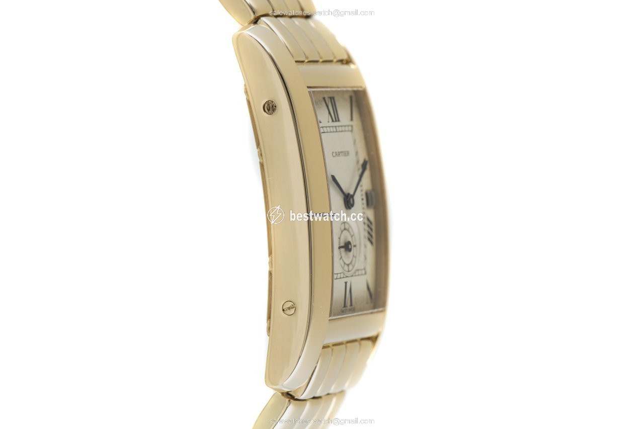 Cartier Tank Americaine Mens watch Unisex Quartz Yellow gold 1716 3