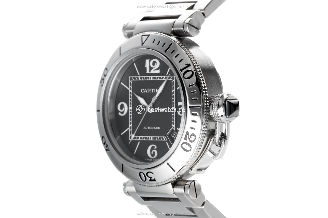 IMG_9086 Cartier Pasha Seatimer Mens watch Unisex Automatic Steel 2790 3