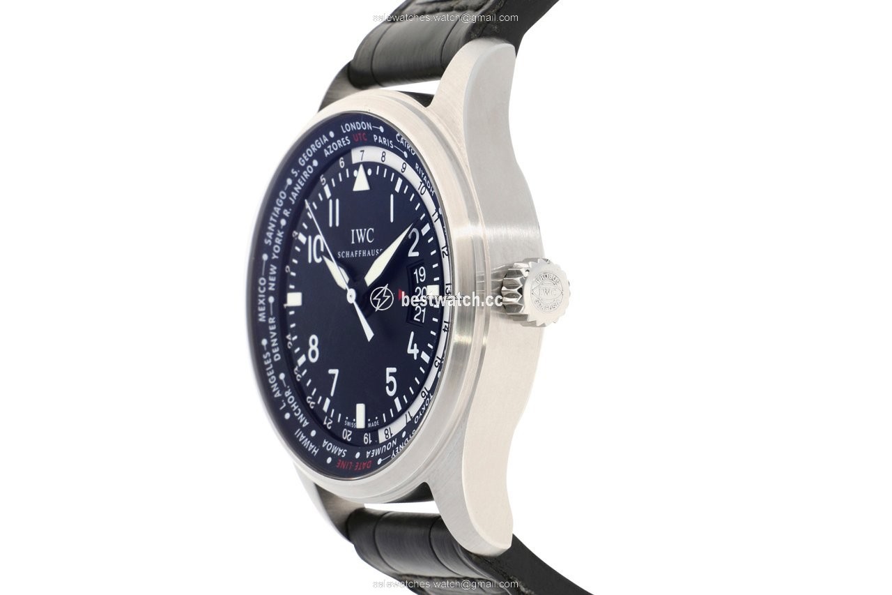 IMG_9086 IWC Pilot Worldtimer Mens watch Unisex Automatic Steel 3262 3