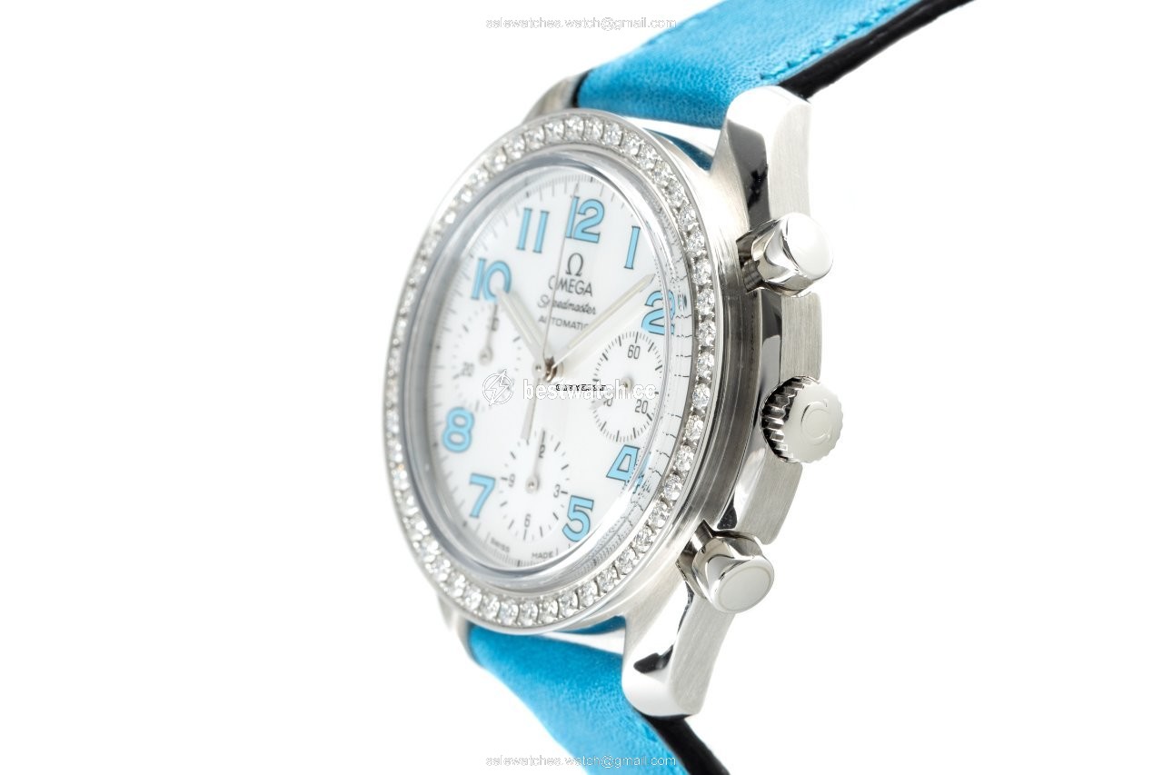 Omega Speedmaster Ladies Chronograph Womens watch Automatic Steel 3835.70.36 3