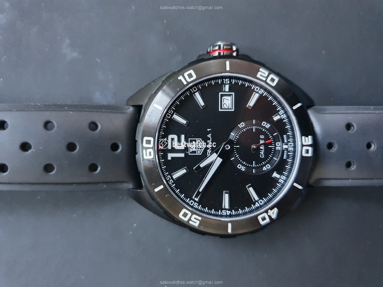 IMG_9086 TAG Heuer Formula 1 Calibre 6 Mens watch Unisex Automatic Steel WAZ2112.FT8023 3