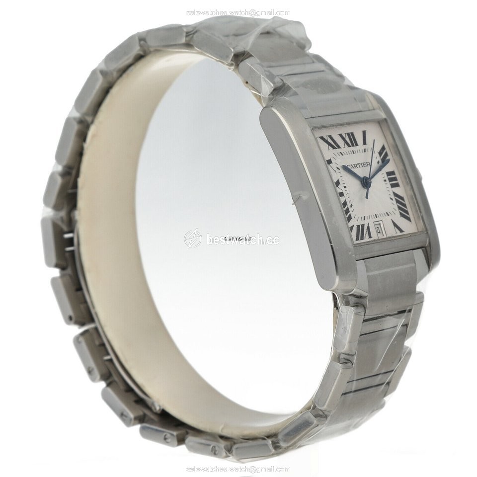 IMG_9086 Cartier Tank Francaise Automatic Steel W5100Q2 3