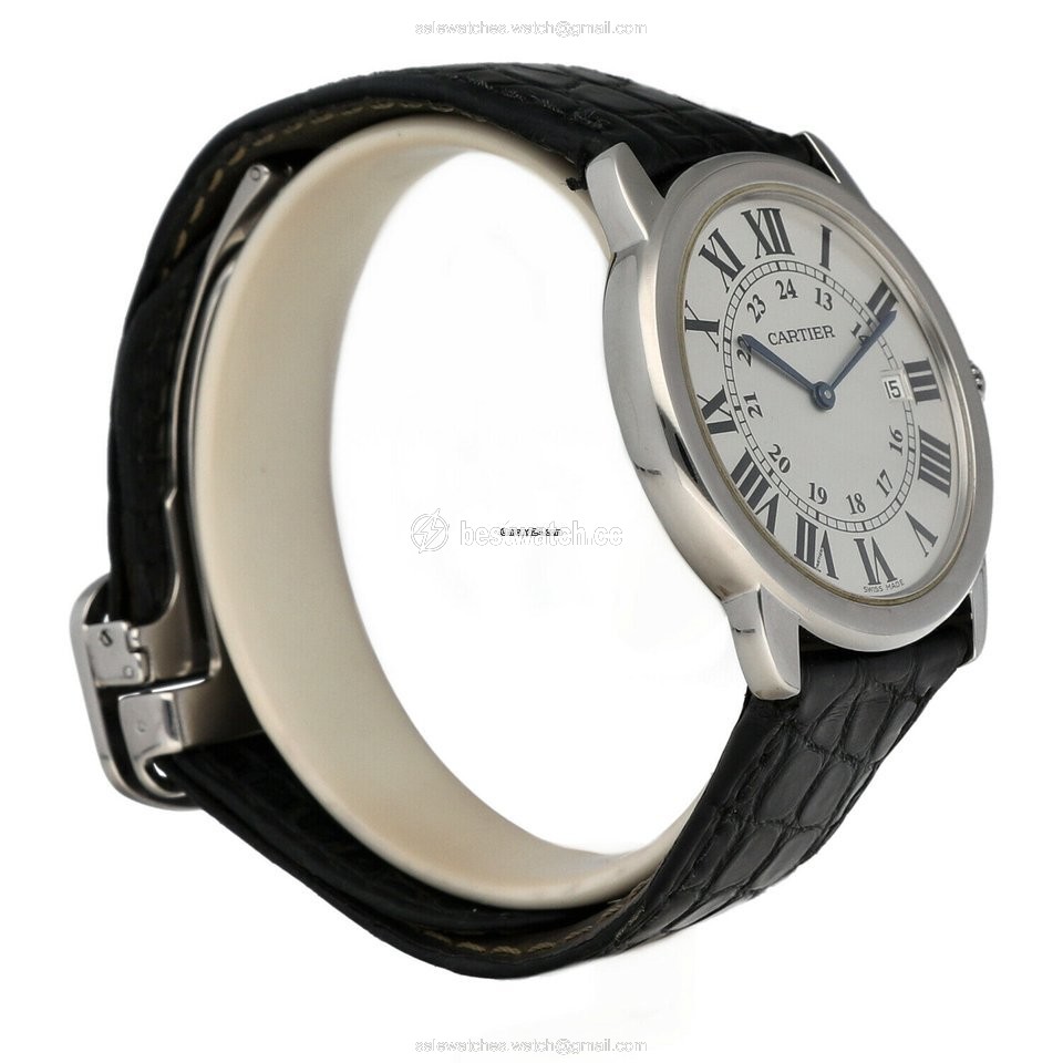 IMG_9086 Cartier Ronde Solo de Cartier Quartz Steel 2934 3