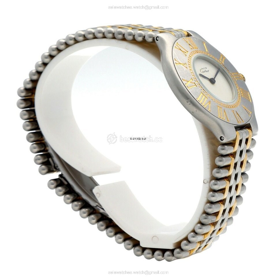 IMG_9086 Cartier 21 Must de Cartier Womens watch Quartz Steel 21 3
