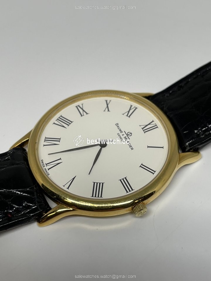IMG_9086 Baume & Mercier Classima Mens watch Unisex Quartz Yellow gold MV045078 3