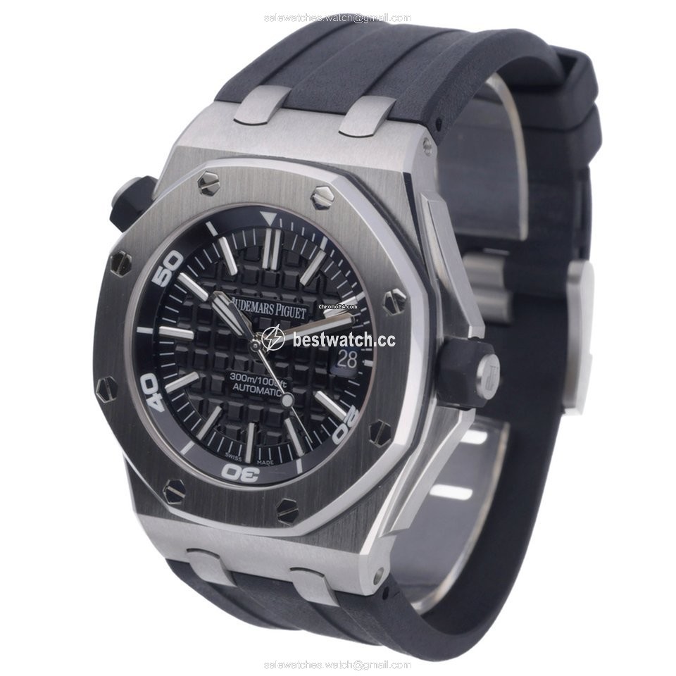 IMG_9086 Audemars Piguet Royal Oak Offshore Diver Mens watch Unisex Automatic Steel 15703ST.OO.A002CA.01 3