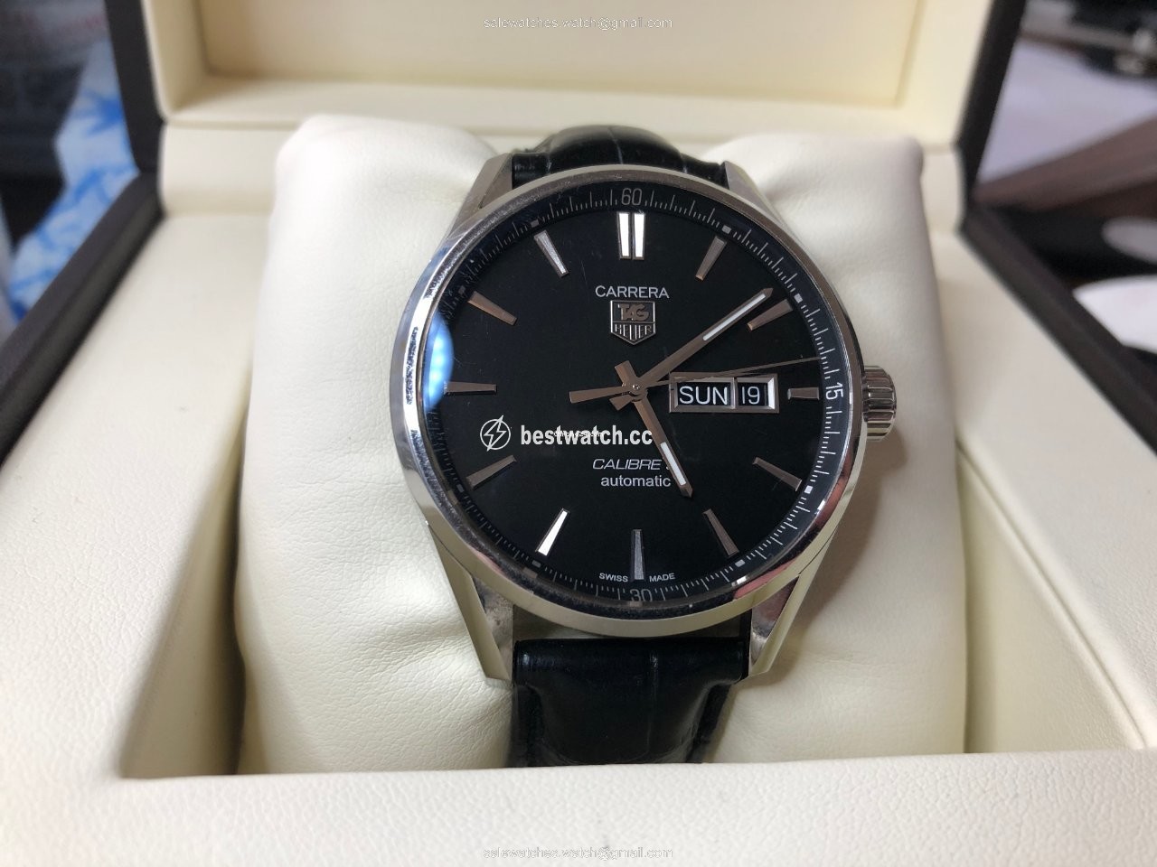 IMG_9086 TAG Heuer Carrera Calibre 5 Mens watch Unisex Automatic Steel war201a.fc6266 3