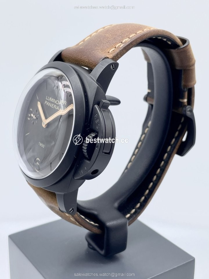 IMG_9086 Panerai Special Editions Mens watch Unisex Manual winding Ceramic PAM00375 3