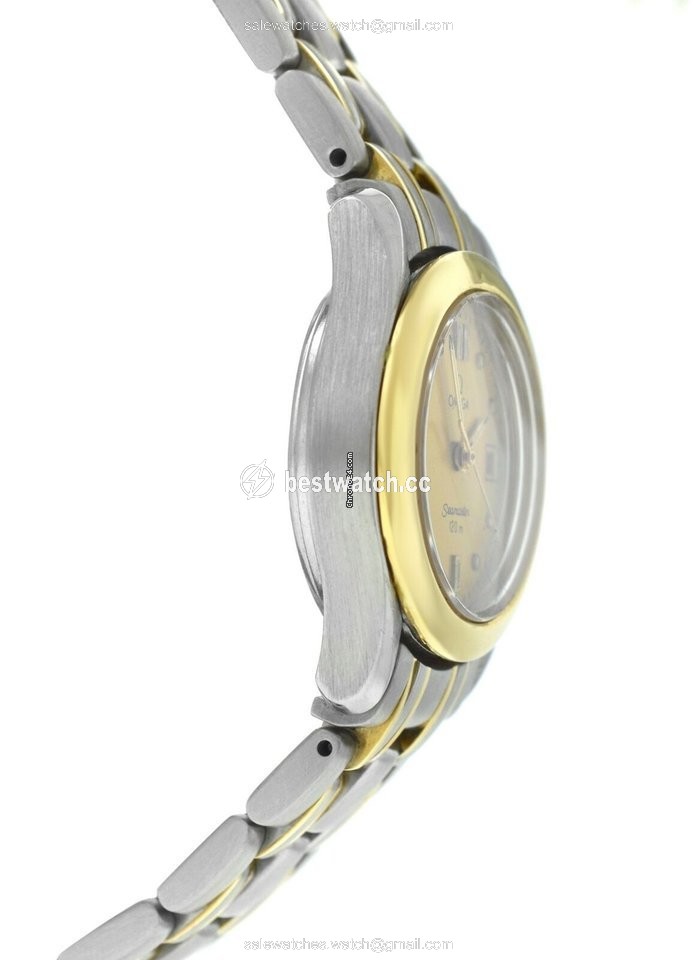 IMG_9086 Omega Seamaster Womens watch Quartz Gold Steel 2371.10 3
