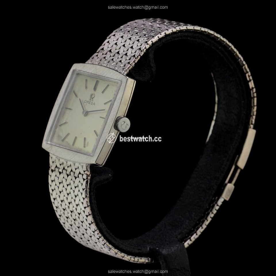 IMG_9086 Omega Womens watch Manual winding White gold Ref: 111061 3
