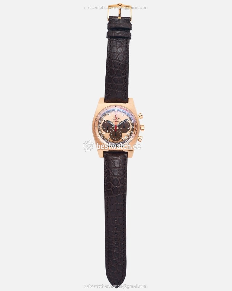 IMG_9086 Zenith El Primero New Vintage 1969 Mens watch Unisex Automatic Rose gold 18.1969.469 3