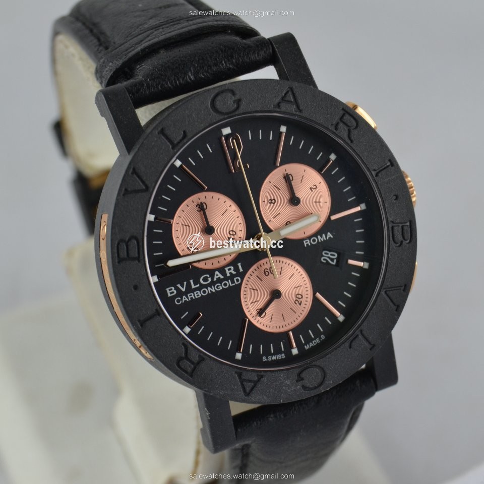 Bulgari Bulgari Mens watch Unisex Quartz Carbon BB 38 CL CH 3