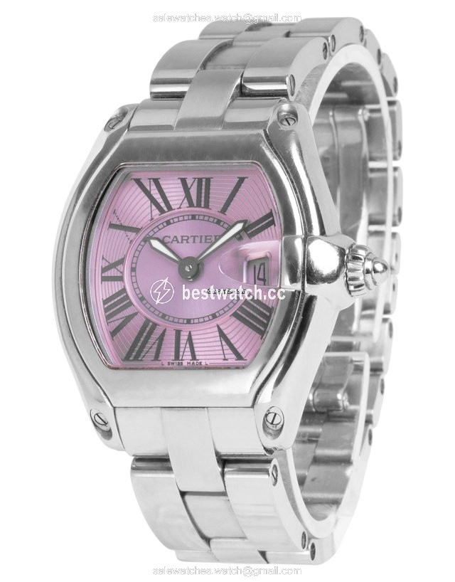 IMG_9086 Cartier Roadster Mens watch Unisex Quartz Steel W62017V3 2675 3