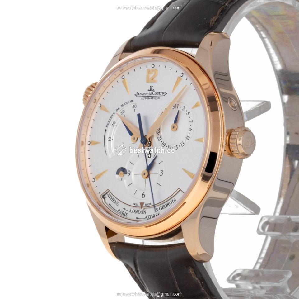 IMG_9086 Jaeger-LeCoultre Master Geographic Mens watch Unisex Automatic Rose gold Q1422521 176.2.29.5 3