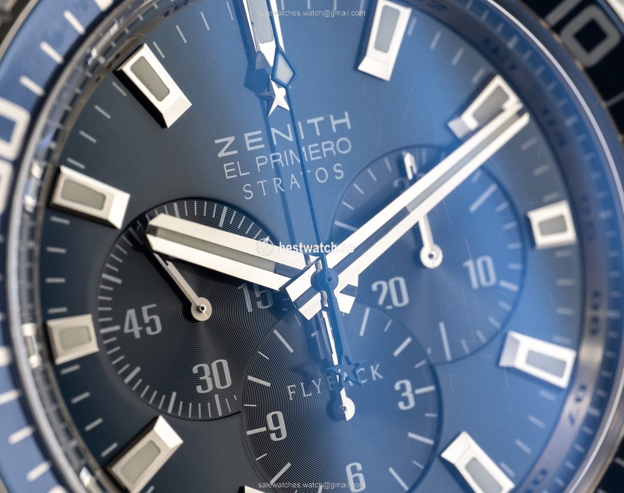 Zenith El Primero Stratos Flyback Mens watch Unisex Automatic Steel 03.2067.405 3