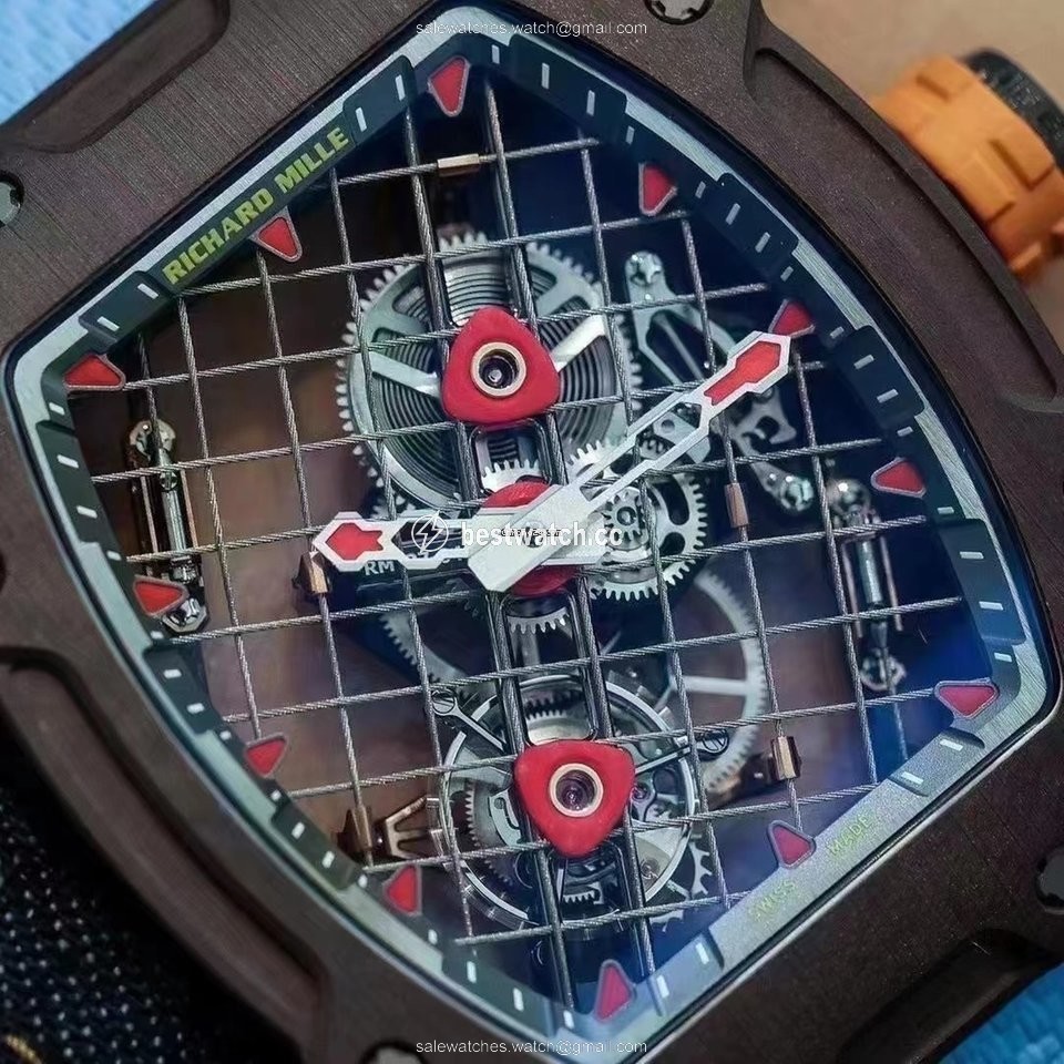 IMG_9086 Richard Mille RM 027 Mens watch Unisex Automatic Richard Mille Rafael Nadal RM 27-04 Tourbillon TitaCarb Limited to 50pcs Worldwide 3