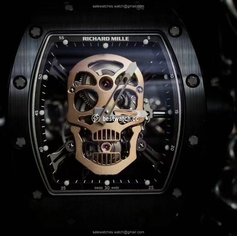 IMG_9086 Richard Mille RM 052 Mens watch Unisex Titanium Richard Mille RM052 Black 3