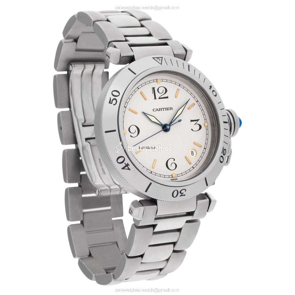 IMG_9086 Cartier Pasha Mens watch Unisex Automatic Steel W3104H3 3