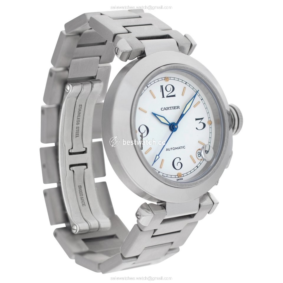 IMG_9086 Cartier Pasha C Mens watch Unisex Automatic Steel W31015M7 3