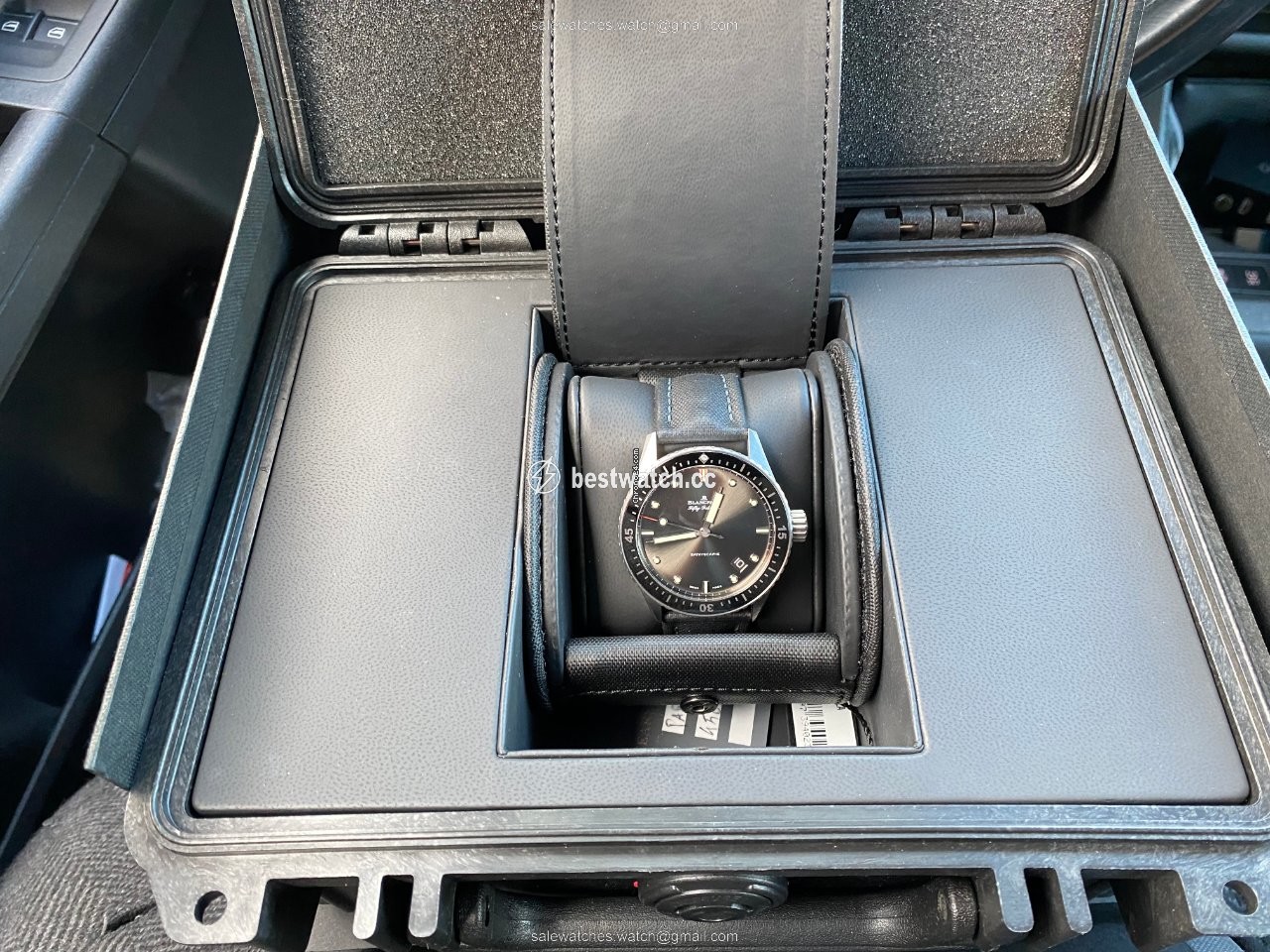 IMG_9086 Blancpain Fifty Fathoms Bathyscaphe Mens watch Unisex Automatic 5000 1110 B52A 3