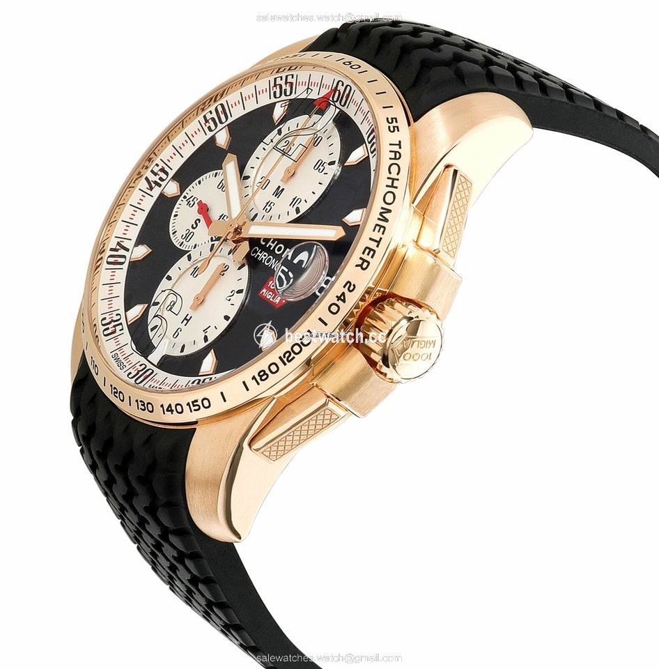 IMG_9086 Chopard Mille Miglia Mens watch Unisex Automatic Rose gold XL 16 1268-5010 3