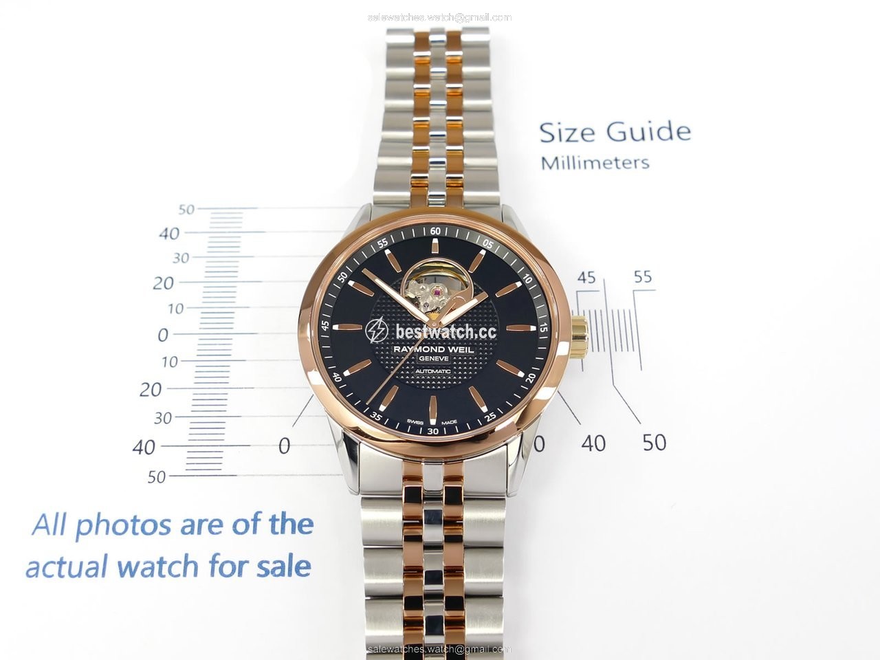 Raymond Weil Freelancer Mens watch Unisex Automatic Gold Steel 27101 3