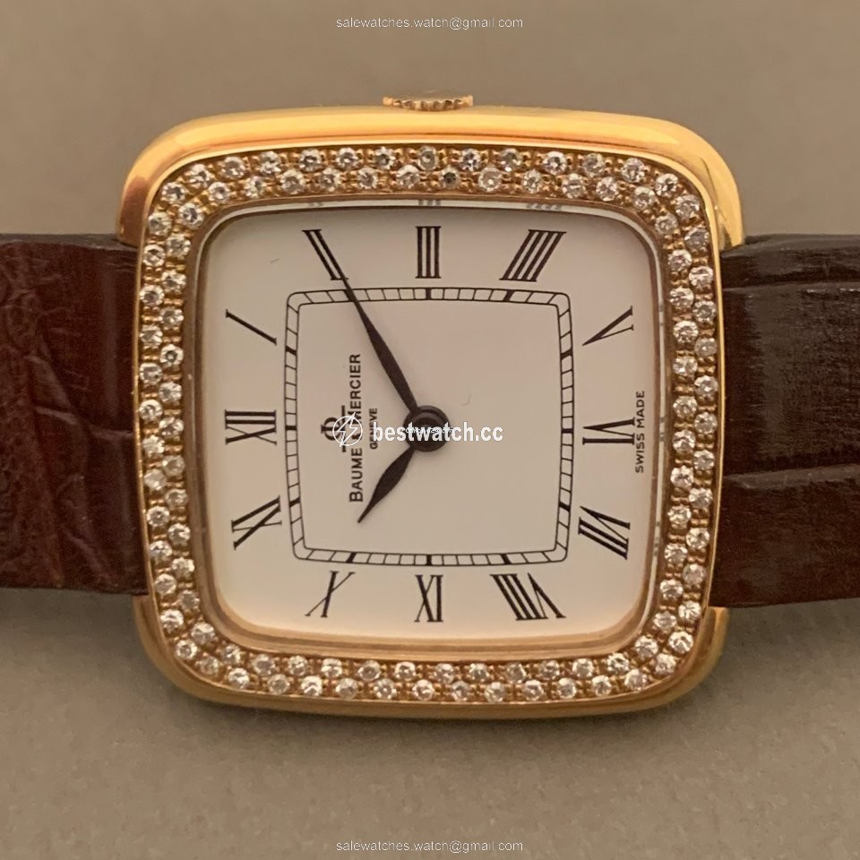 IMG_9086 Baume & Mercier Womens watch Manual winding Yellow gold 38358 - cartier, tank, chopard, piaget 3