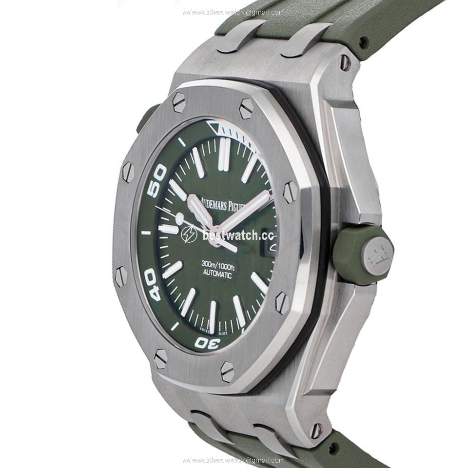 IMG_9086 Audemars Piguet Royal Oak Offshore Diver Mens watch Unisex Automatic Steel 15710ST.OO.A052CA.01 3