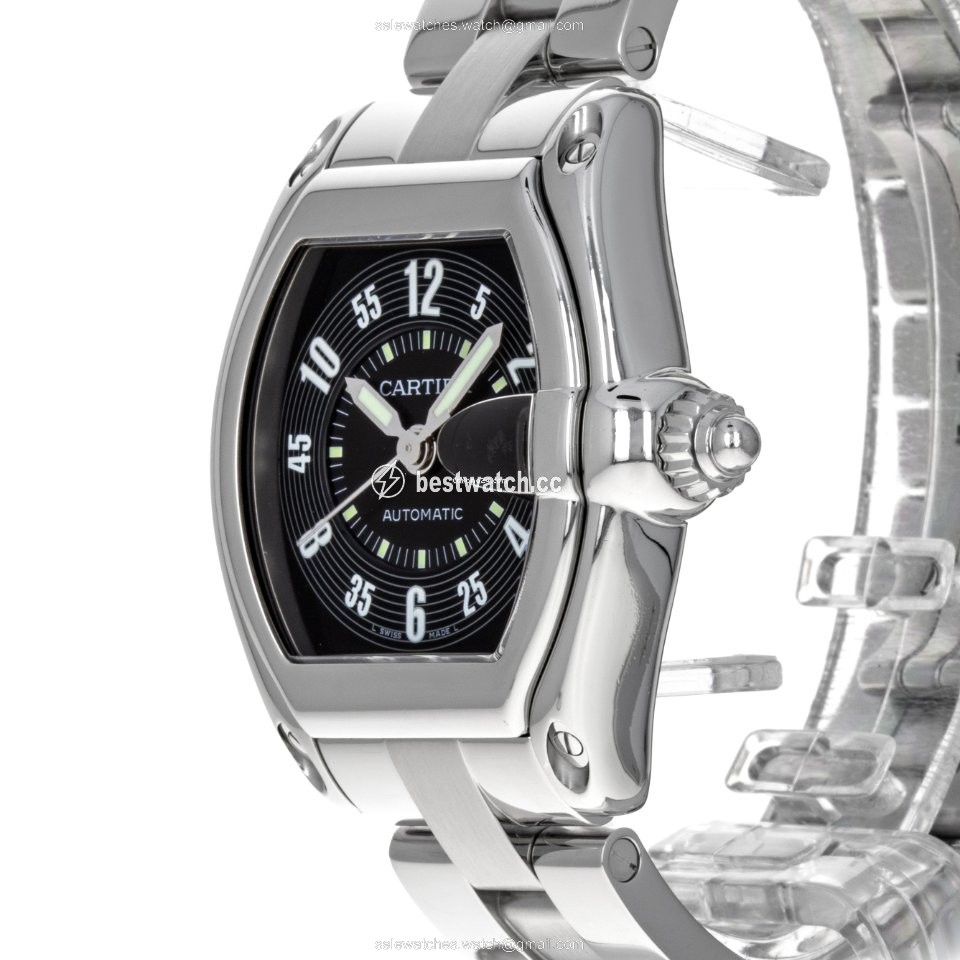 IMG_9086 Cartier Roadster Mens watch Unisex Automatic Steel W62002V3 2510 3