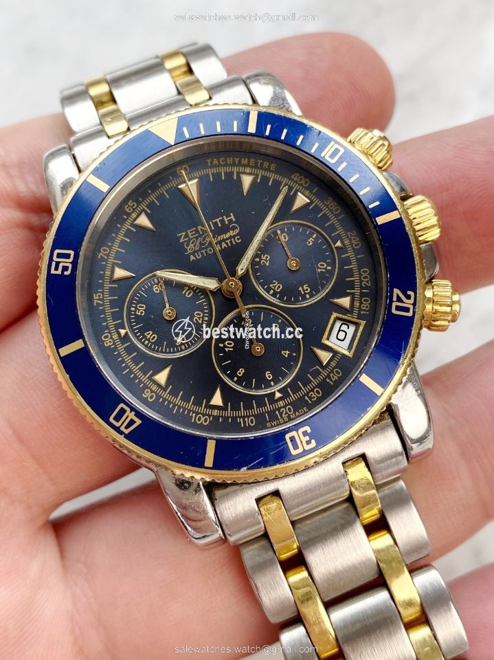 IMG_9086 Zenith El Primero Chronograph Mens watch Unisex Automatic Yellow gold 530370400 3