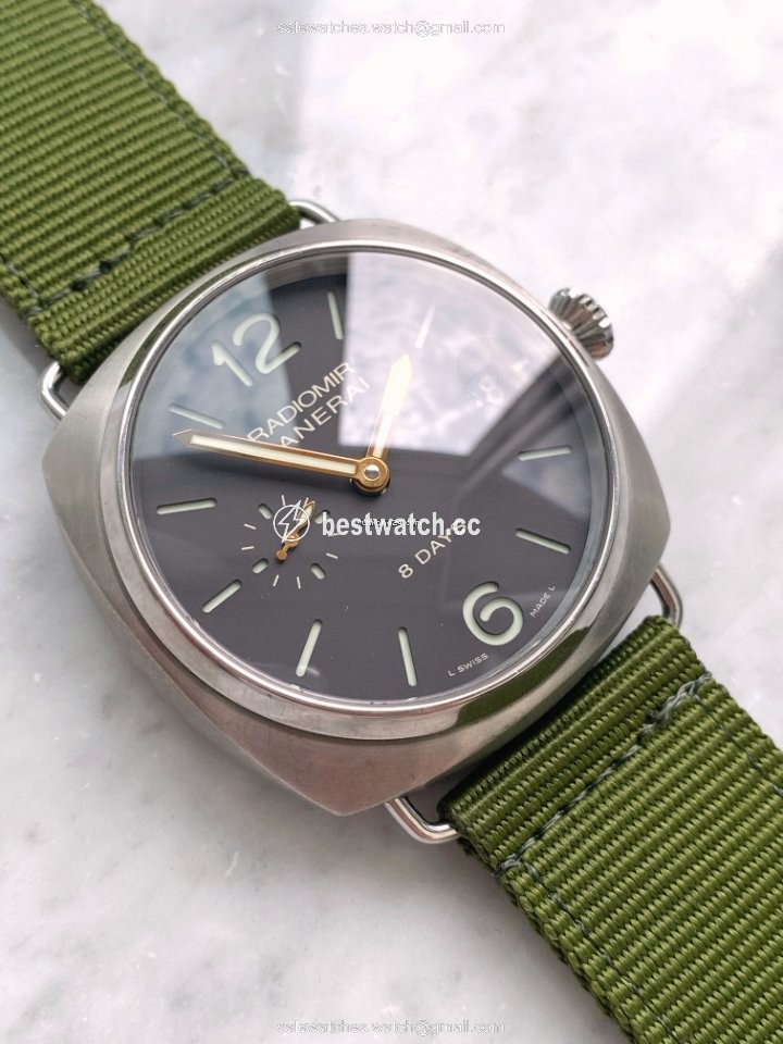 IMG_9086 Panerai Radiomir 8 Days Mens watch Unisex Manual winding Titanium 00346 3