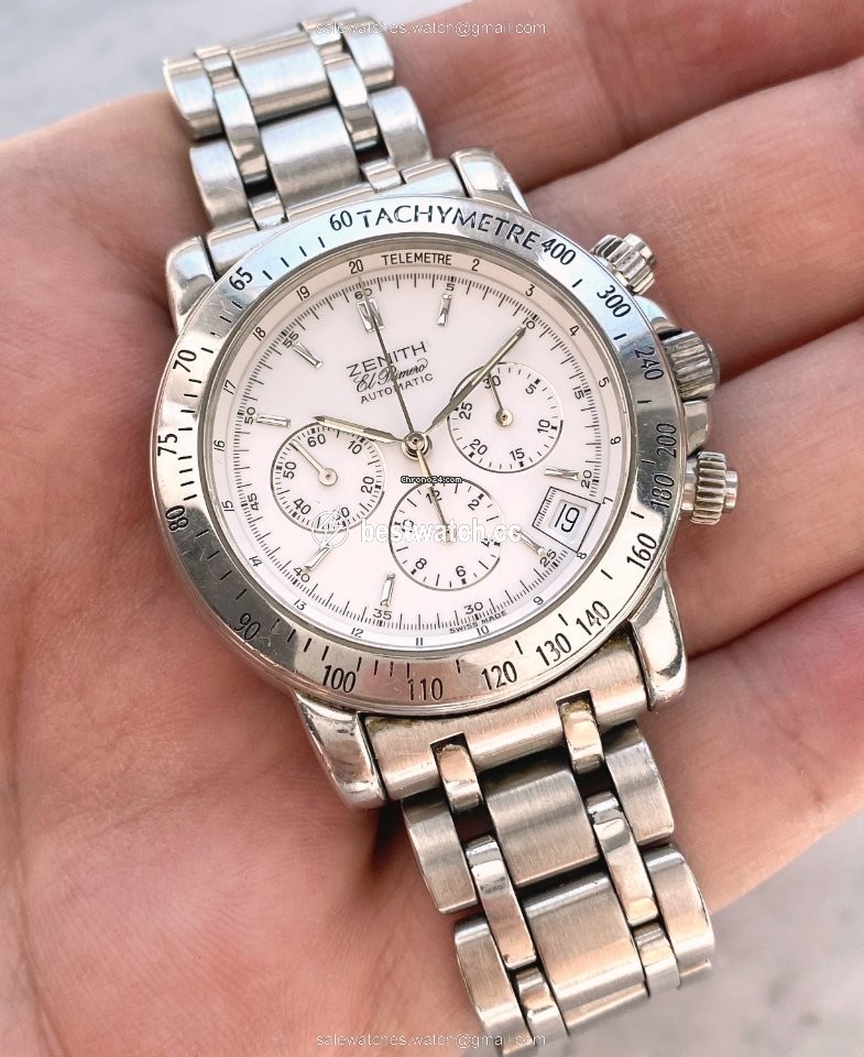 IMG_9086 Zenith El Primero Chronograph Mens watch Unisex Automatic Steel 01-0460-400 3