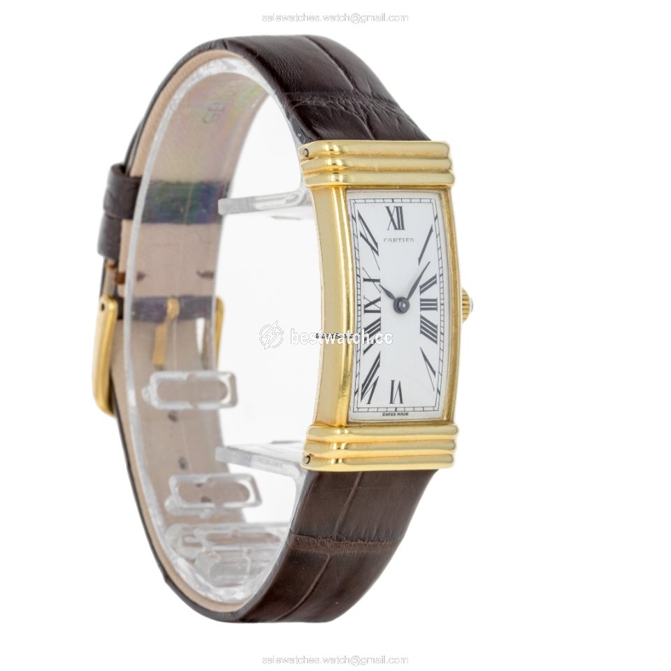 Cartier Tank Mens watch Unisex Manual winding Yellow gold 864 3