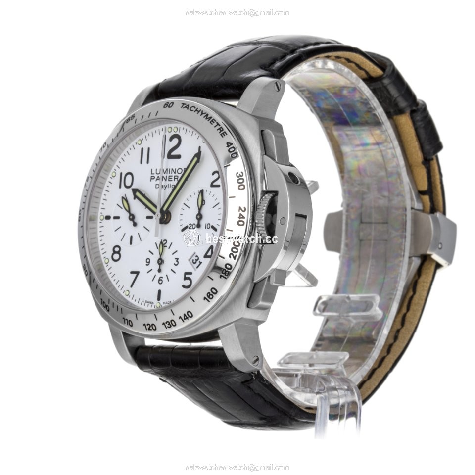 IMG_9086 Panerai Luminor Chrono Mens watch Unisex Automatic Steel PAM 00188 3