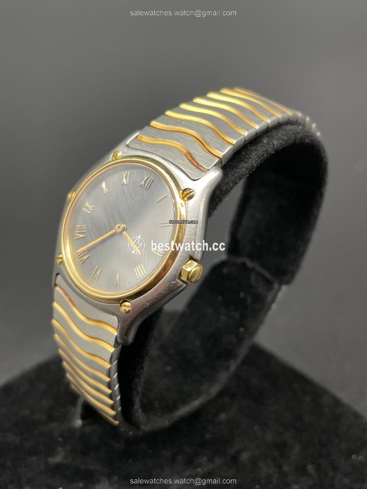 IMG_9086 Ebel Classic Womens watch Quartz Gold Steel 181908 3
