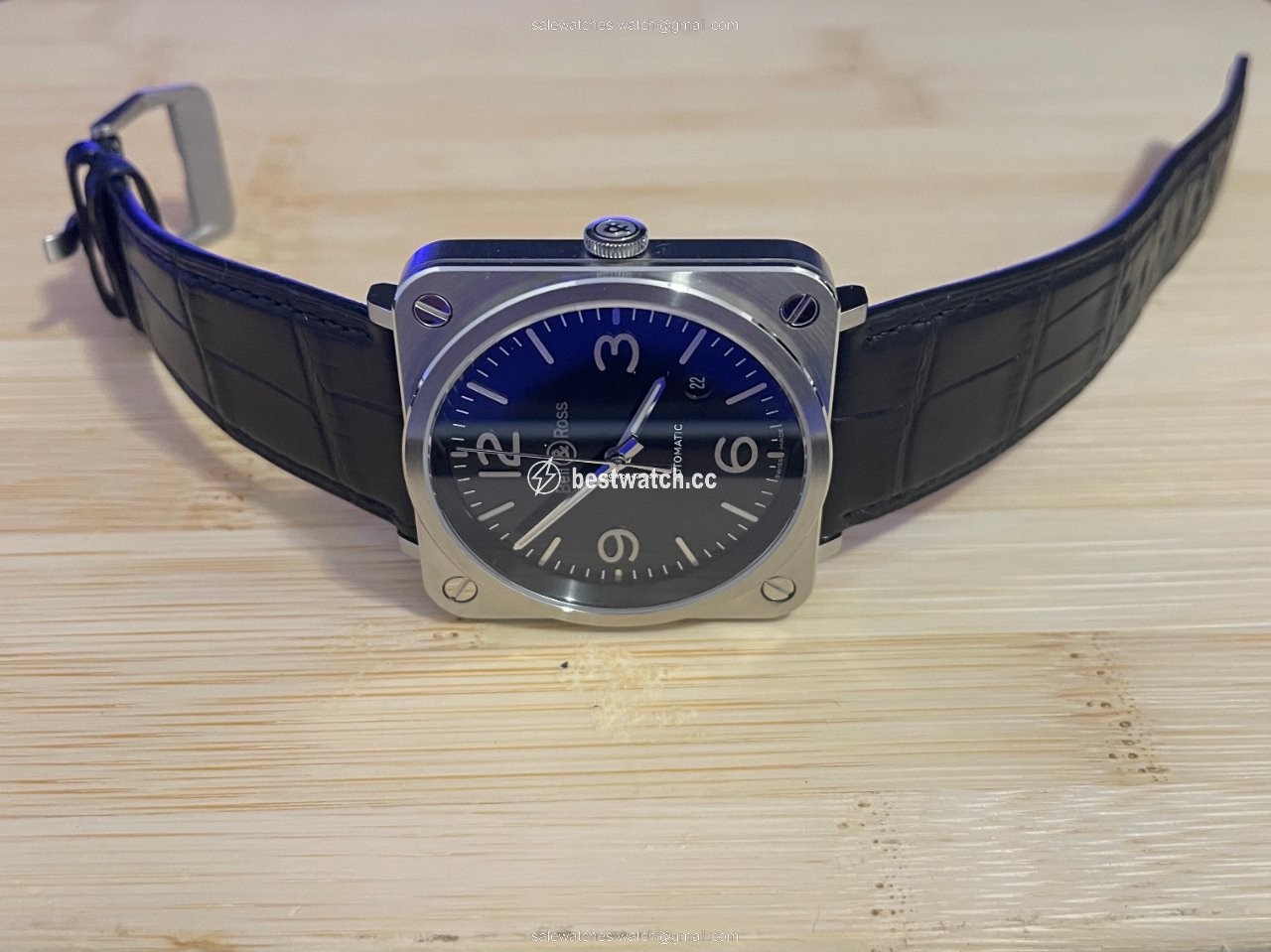 IMG_9086 Bell & Ross BR S Mens watch Unisex Automatic Steel BRS92-BL-ST 3