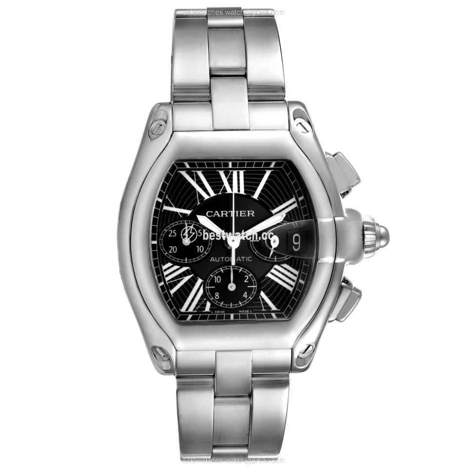 IMG_9086 Cartier Roadster Mens watch Unisex Automatic Steel W62020X6 3