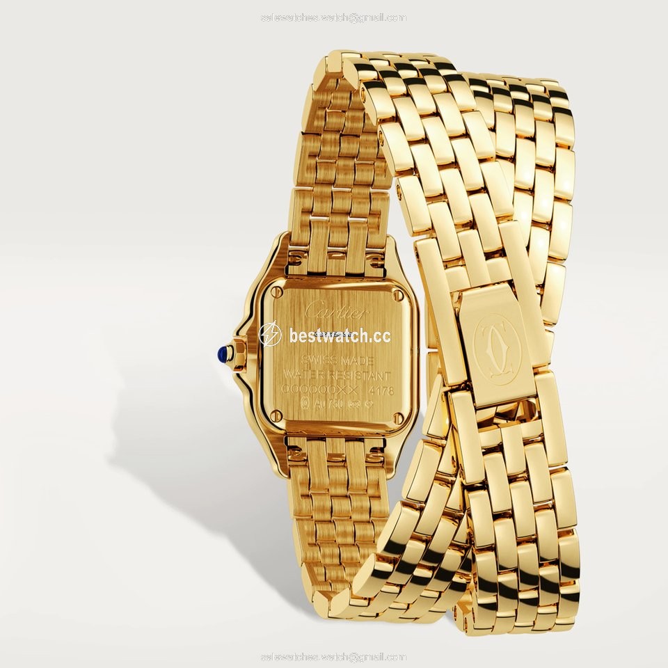 IMG_9086 Cartier Panthere Womens watch Quartz Yellow gold WGPN0013 3