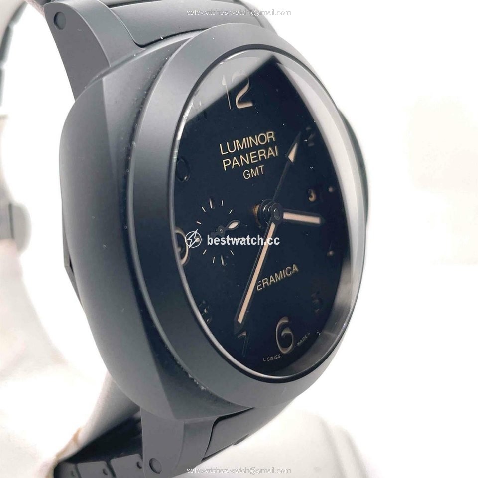 IMG_9086 Panerai Luminor 1950 3 Days GMT Automatic Automatic Ceramic PAM00438 3