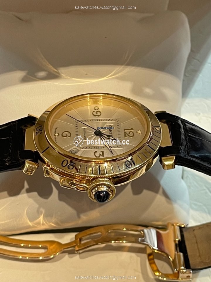 IMG_9086 Cartier Pasha Mens watch Unisex Automatic Yellow gold 2392 3